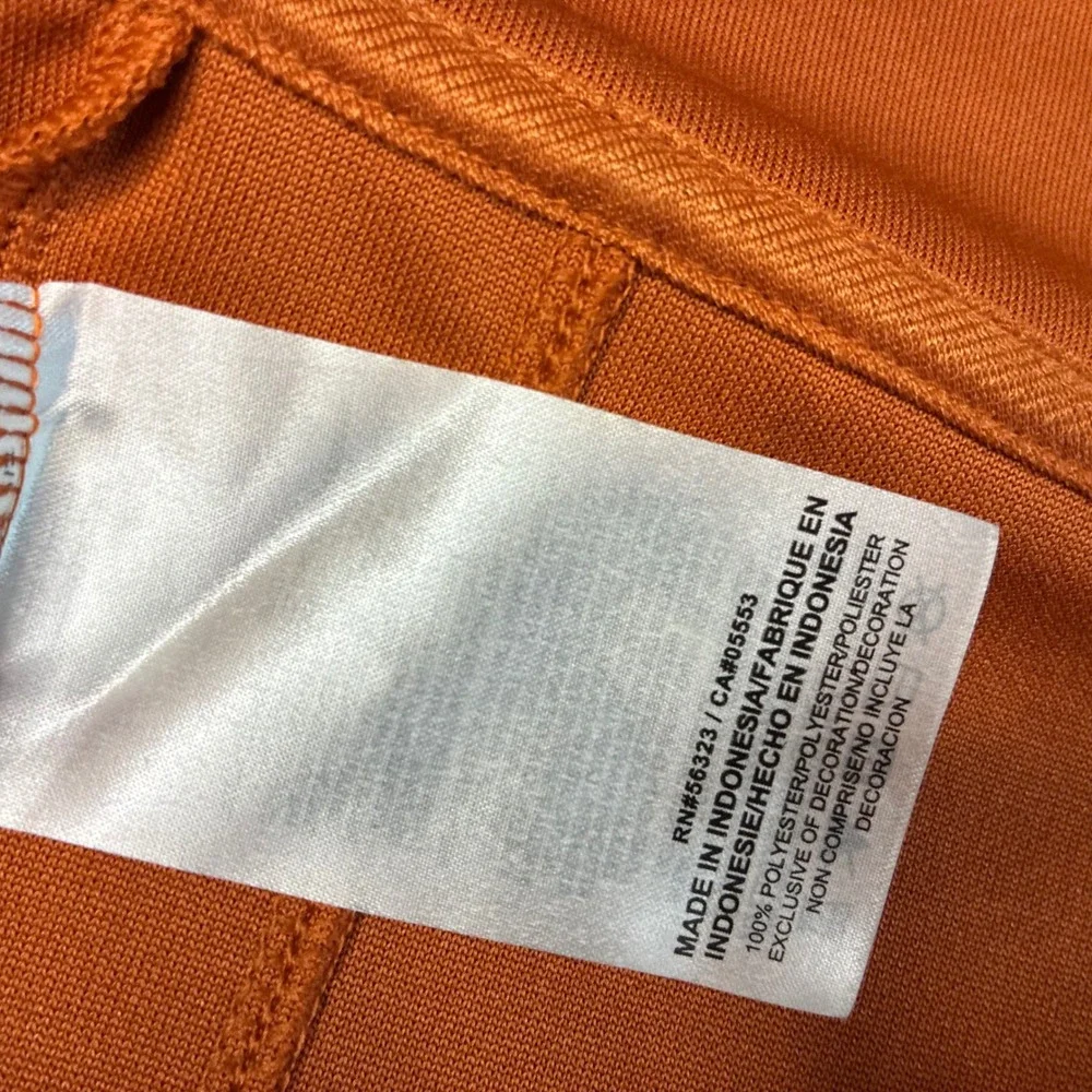 Nike Track Jacket Men XXL Burnt Orange Texas Longhorns Dri-FIT Full Zip NCAA